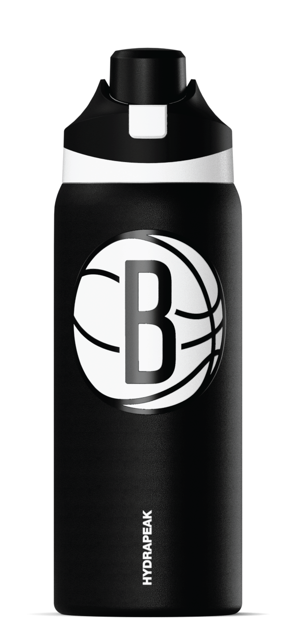 NBA 32oz Oasis Water Bottle with Push-Button Chug Lid and Flexible Handle