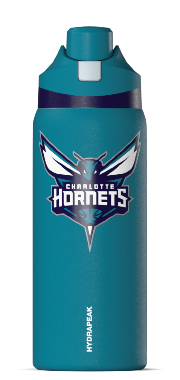 NBA 32oz Oasis Water Bottle with Push-Button Chug Lid and Flexible Handle
