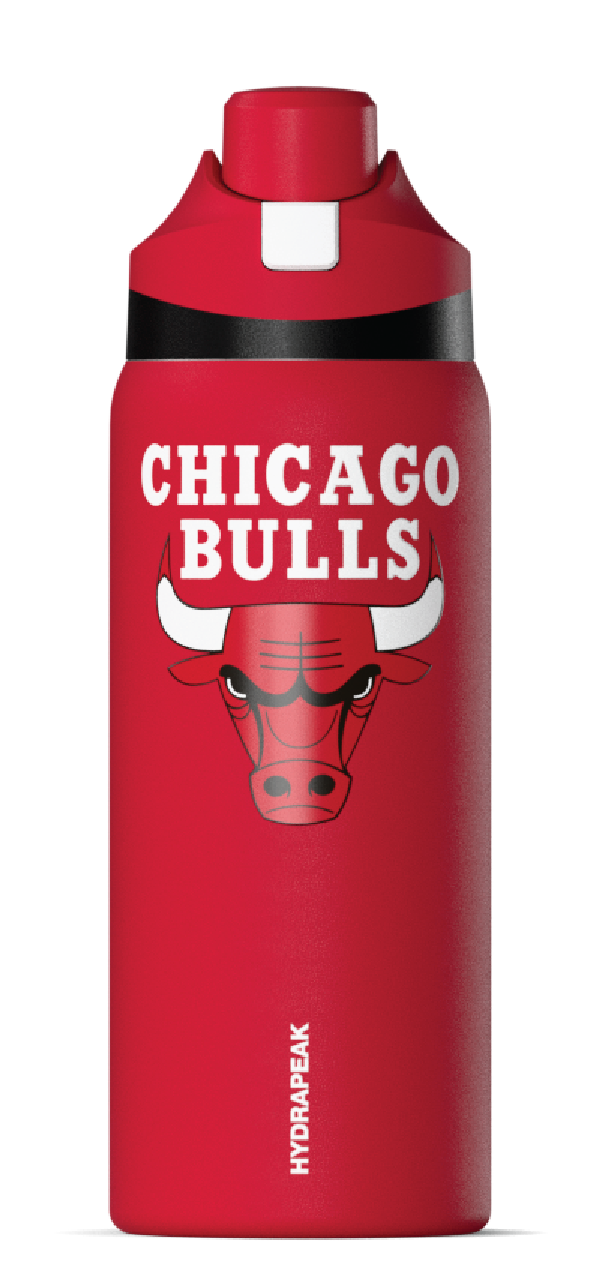 NBA 32oz Oasis Water Bottle with Push-Button Chug Lid and Flexible Handle