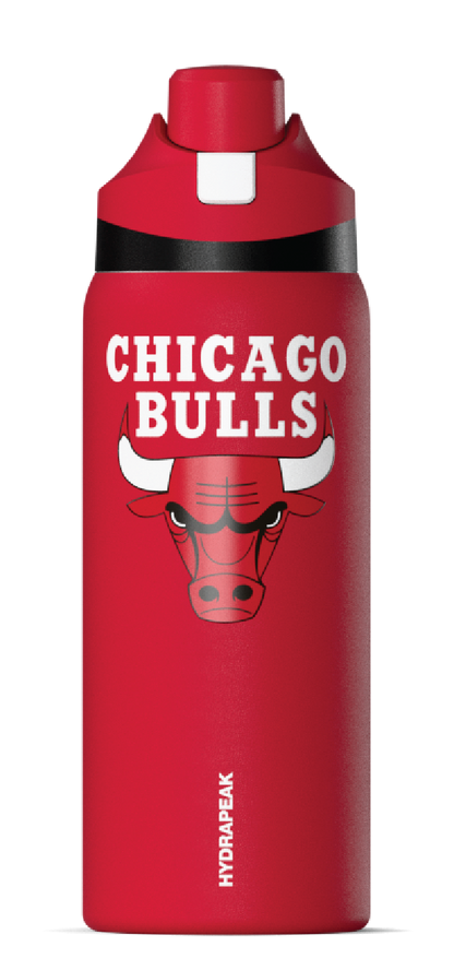 NBA 32oz Oasis Water Bottle with Push-Button Chug Lid and Flexible Handle