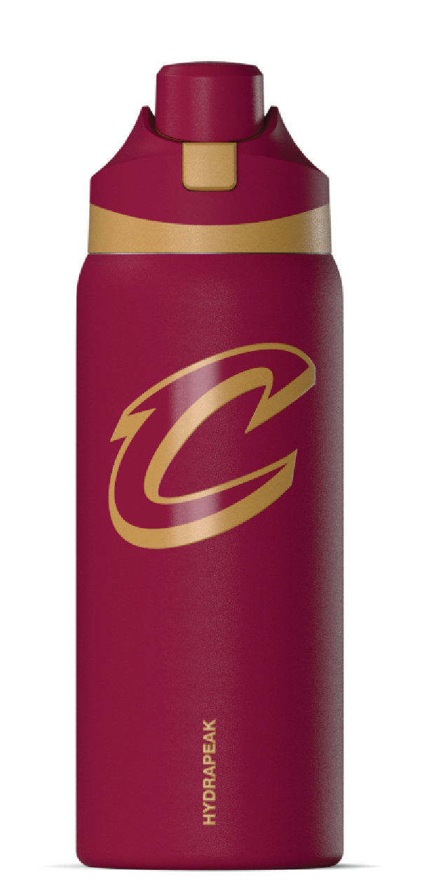 NBA 32oz Oasis Water Bottle with Push-Button Chug Lid and Flexible Handle