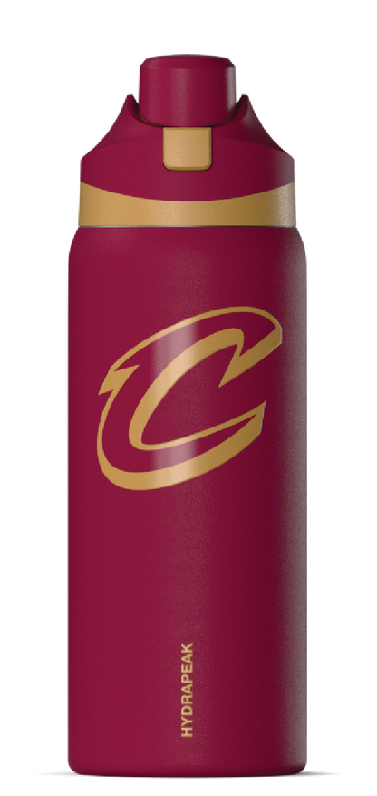 NBA 32oz Oasis Water Bottle with Push-Button Chug Lid and Flexible Handle