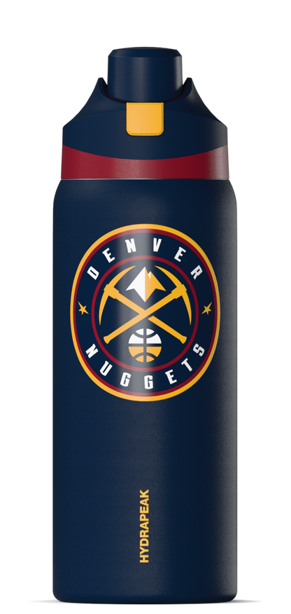 NBA 32oz Oasis Water Bottle with Push-Button Chug Lid and Flexible Handle
