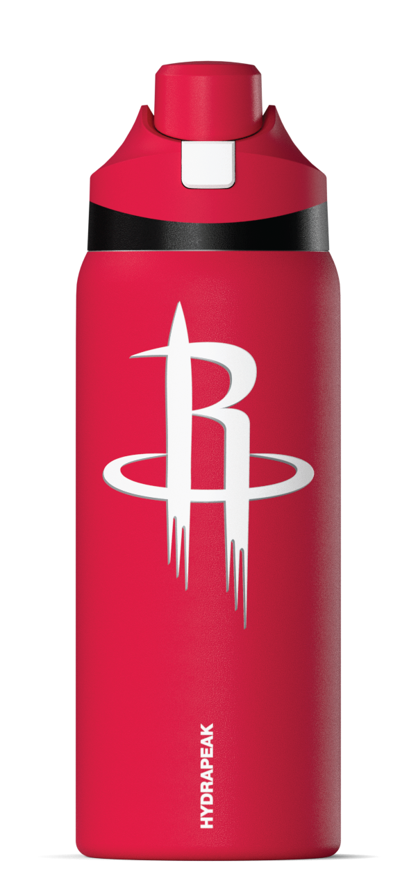 NBA 32oz Oasis Water Bottle with Push-Button Chug Lid and Flexible Handle