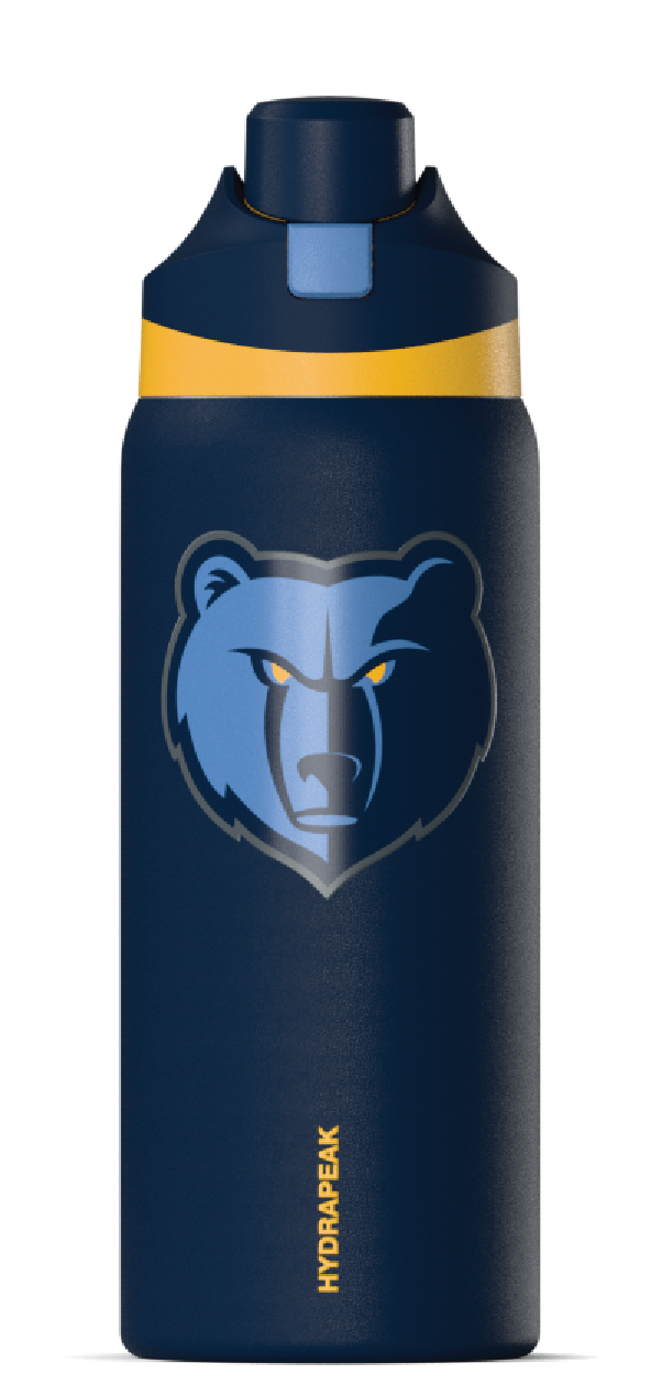 NBA 32oz Oasis Water Bottle with Push-Button Chug Lid and Flexible Handle