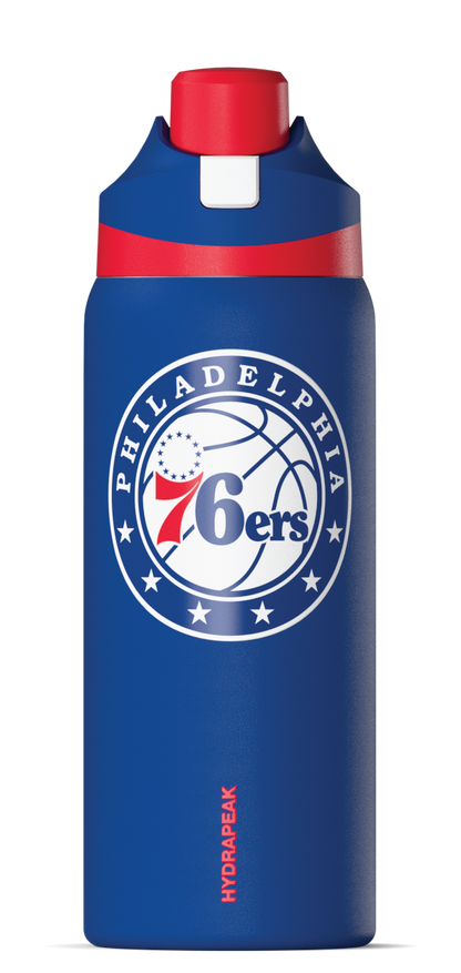 NBA 32oz Oasis Water Bottle with Push-Button Chug Lid and Flexible Handle