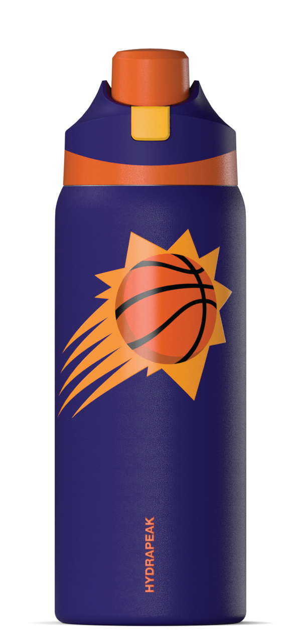 NBA 32oz Oasis Water Bottle with Push-Button Chug Lid and Flexible Handle