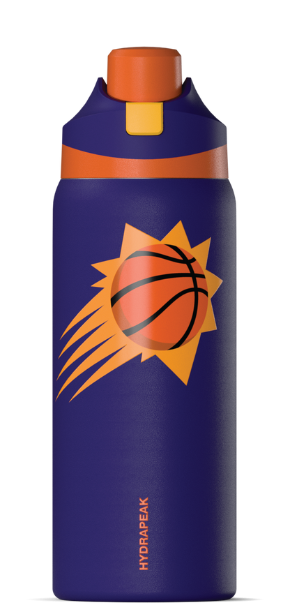 NBA 32oz Oasis Water Bottle with Push-Button Chug Lid and Flexible Handle