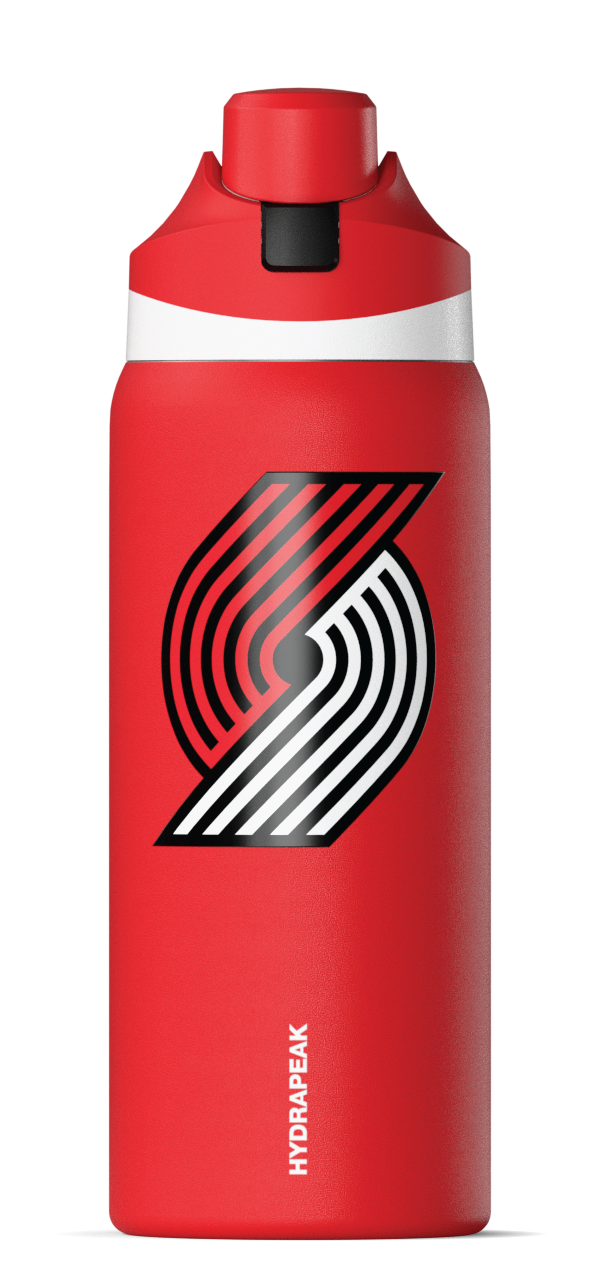 NBA 32oz Oasis Water Bottle with Push-Button Chug Lid and Flexible Handle