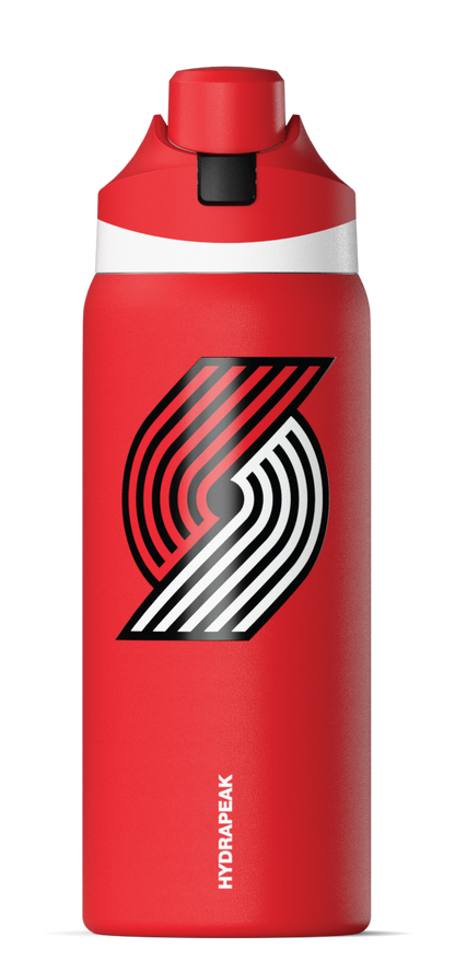 NBA 32oz Oasis Water Bottle with Push-Button Chug Lid and Flexible Handle