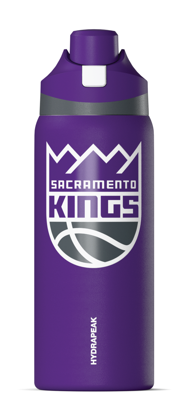 NBA 32oz Oasis Water Bottle with Push-Button Chug Lid and Flexible Handle