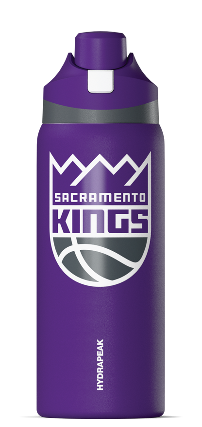 NBA 32oz Oasis Water Bottle with Push-Button Chug Lid and Flexible Handle