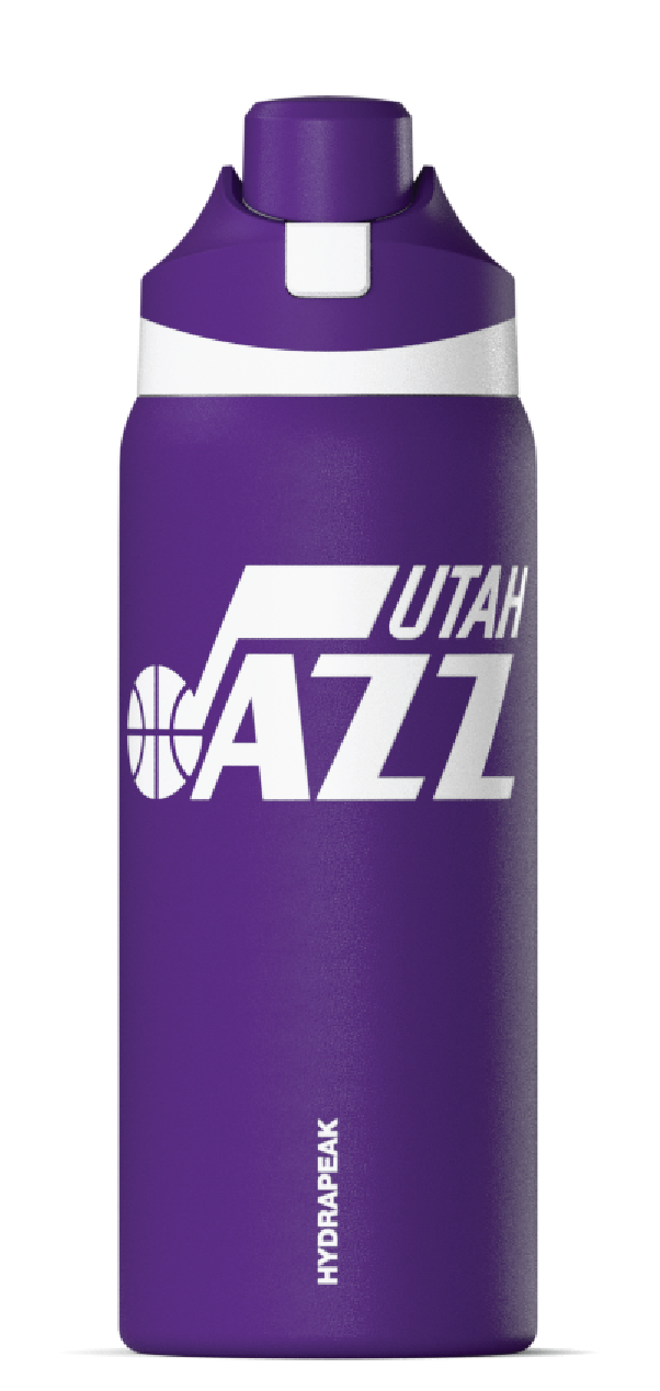 NBA 32oz Oasis Water Bottle with Push-Button Chug Lid and Flexible Handle