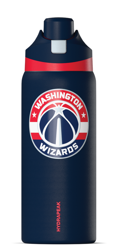 NBA 32oz Oasis Water Bottle with Push-Button Chug Lid and Flexible Handle