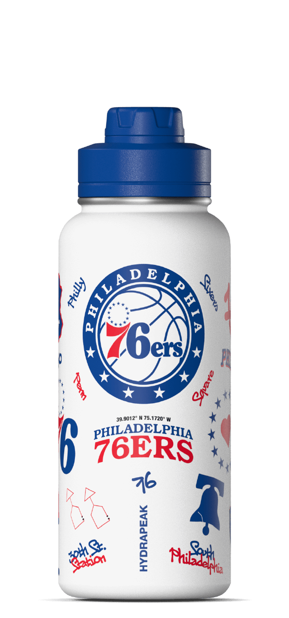 NBA 32oz Active City Vibes Collection Water Bottle with Chug Lid