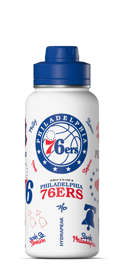 NBA 32oz Active City Vibes Collection Water Bottle with Chug Lid