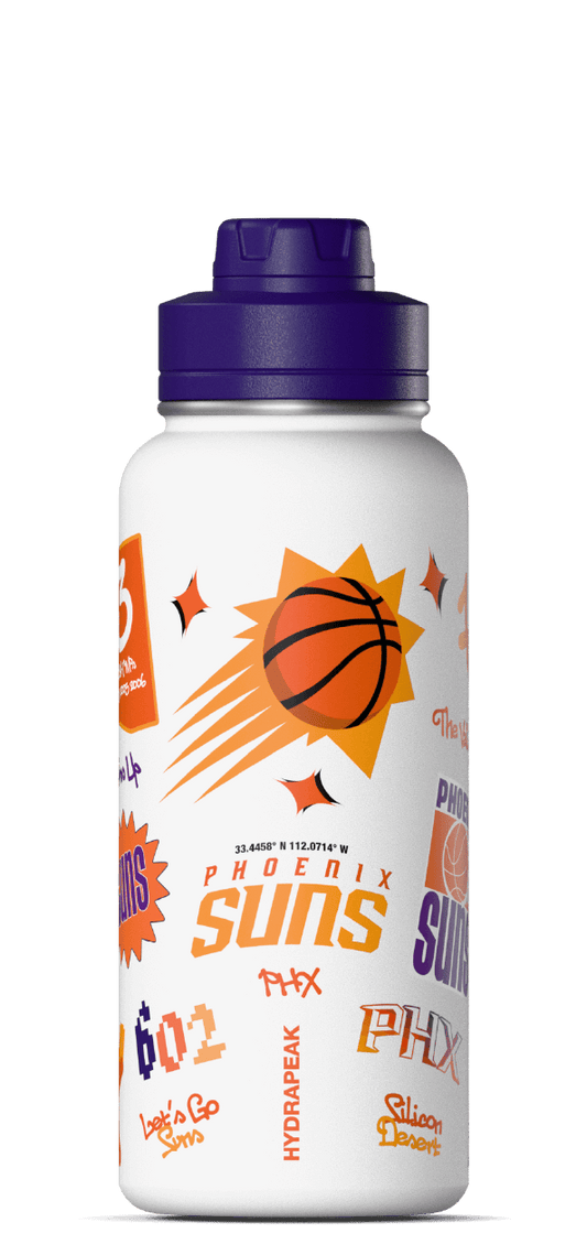 NBA 32oz Active City Vibes Collection Water Bottle with Chug Lid - Phoenix Suns