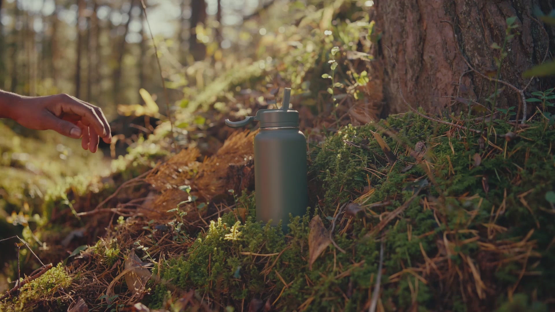 Hydrapeak 32oz Sport Insulated Water Bottle with Straw & Chug Lid