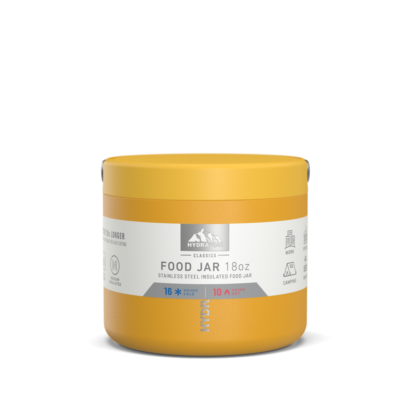 Foodie 18oz Stainless Steel Vacuum Insulated Thermos Food Jar - Mango
