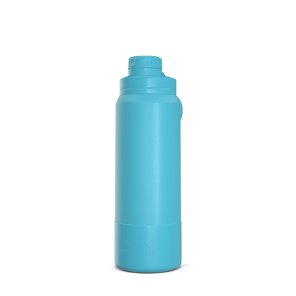 26oz Insulated Water Bottles with Matching Chug Lid and Rubber Boot - Belize