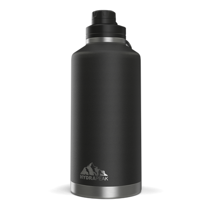 72oz Stainless Steel Insulated Water Bottle With Flexible Chug Lid- Black