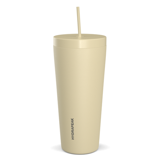 Traveler 25oz Insulated Tumbler with Lid and Straw- Modern Cream