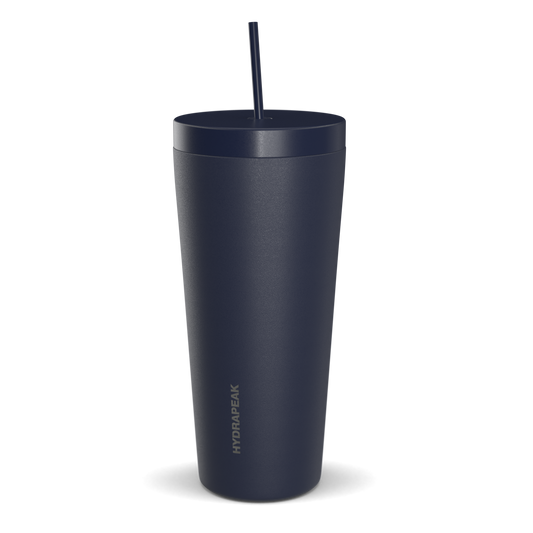 Traveler 25oz Insulated Tumbler with Lid and Straw- Navy