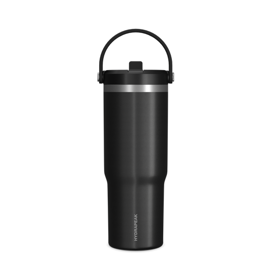 Nomad 32 oz Tumbler With Handle and Straw Lid - Black