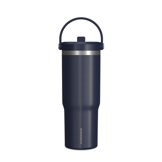 Nomad 32 oz Tumbler With Handle and Straw Lid- Navy