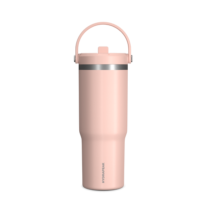 Nomad 32 oz Tumbler With Handle and Straw Lid- Peony