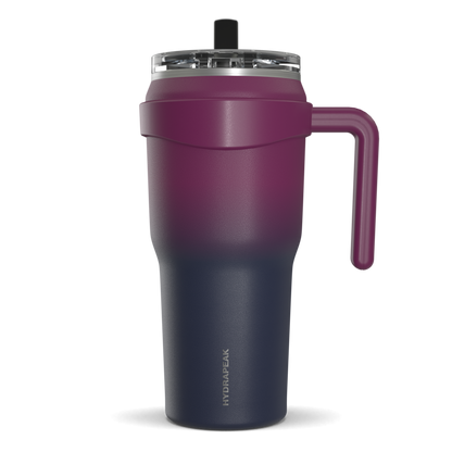 Roadster 40oz Tumbler with Handle and 2-in-1 Straw Lid- Ombre