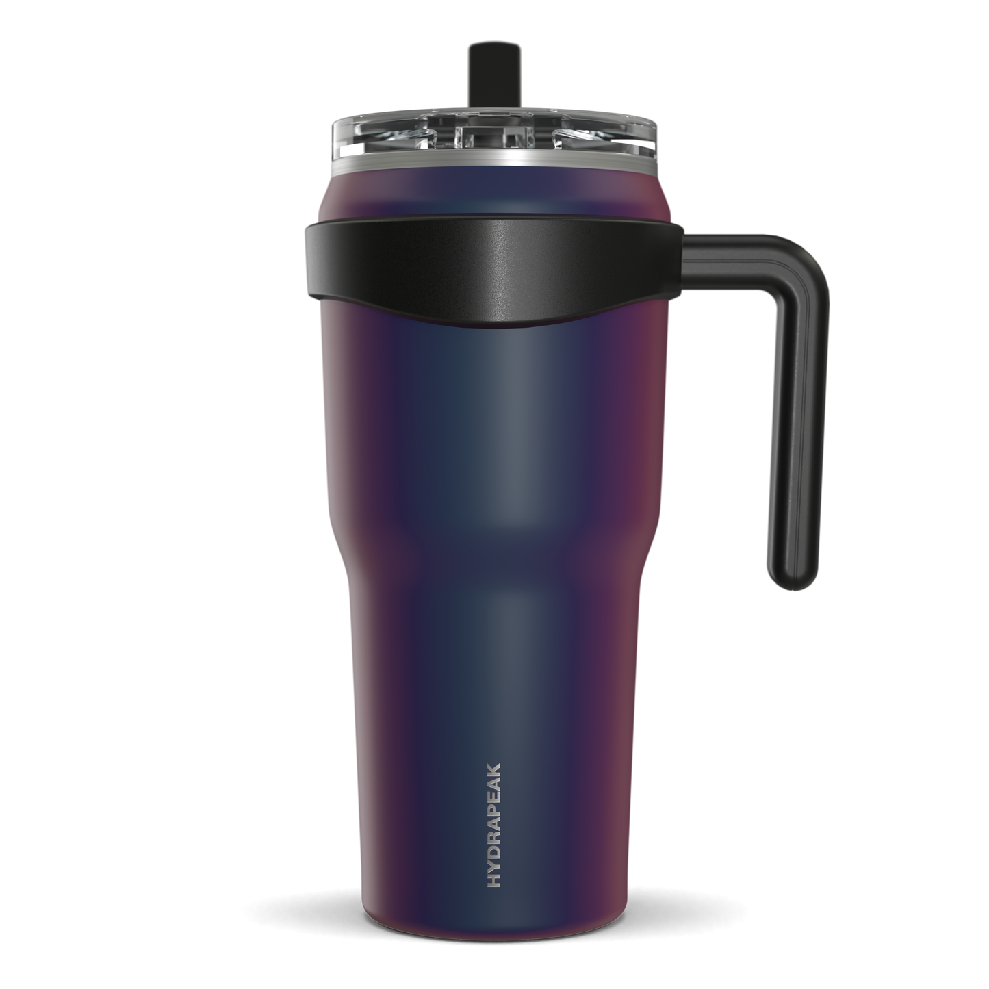 Roadster 40oz Tumbler with Handle and 2-in-1 Straw Lid- Rainbow