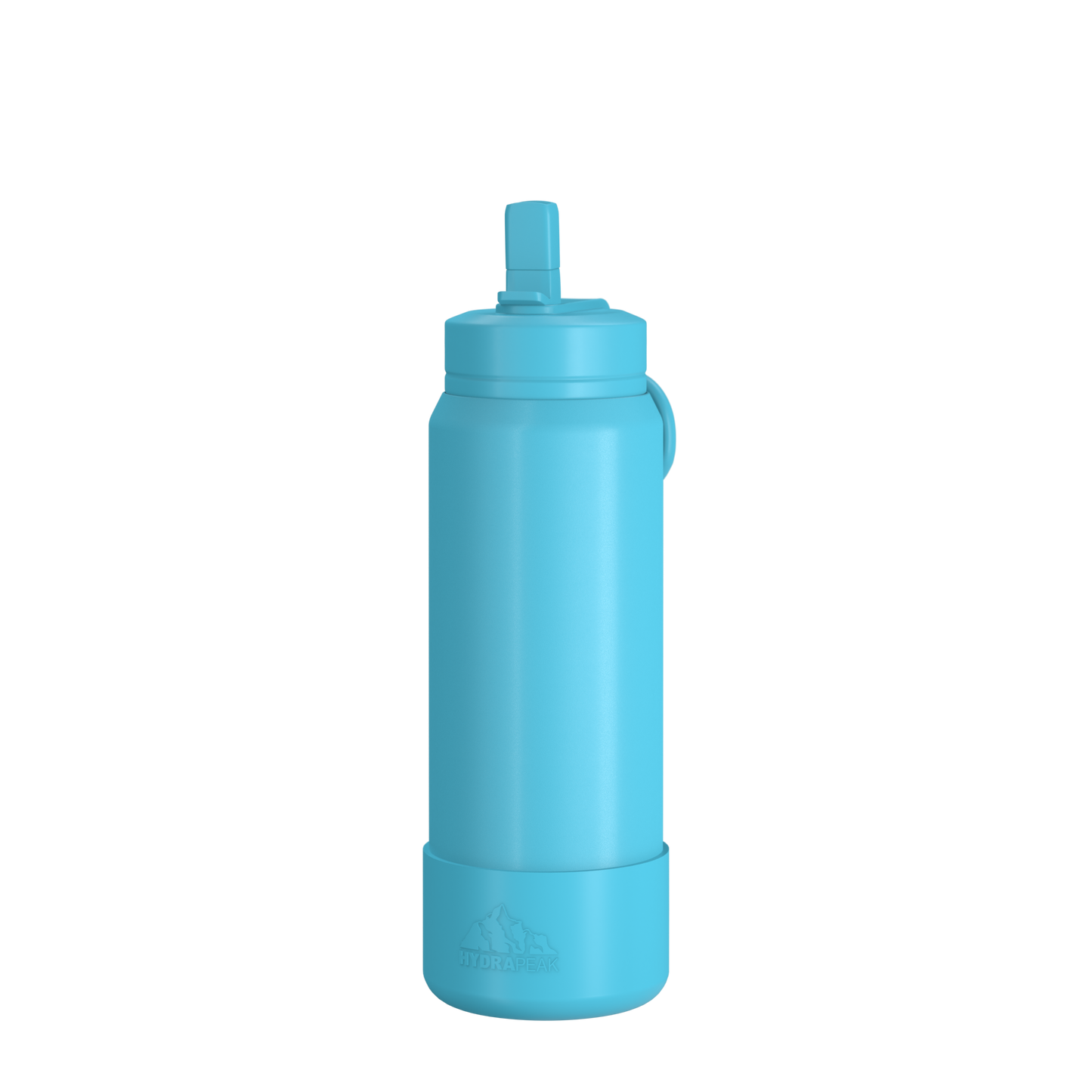 26oz Insulated Water Bottles with Matching Straw Lid and Rubber Boot- Belize