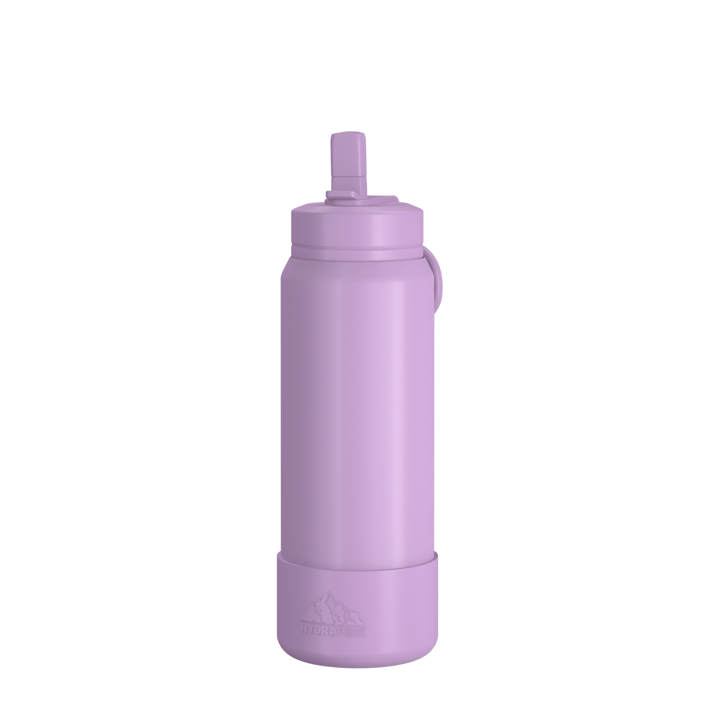 Hydrapeak Stainless Steel Bottle with Straw Lid & Silicone Boot 26oz in Mauve