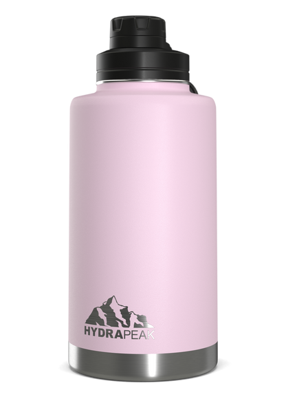 50oz Stainless Steel Insulated Large Water Bottle With Chug Lid- Blush