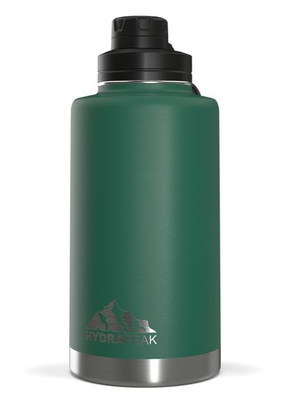 50oz Stainless Steel Insulated Large Water Bottle With Chug Lid- Forest