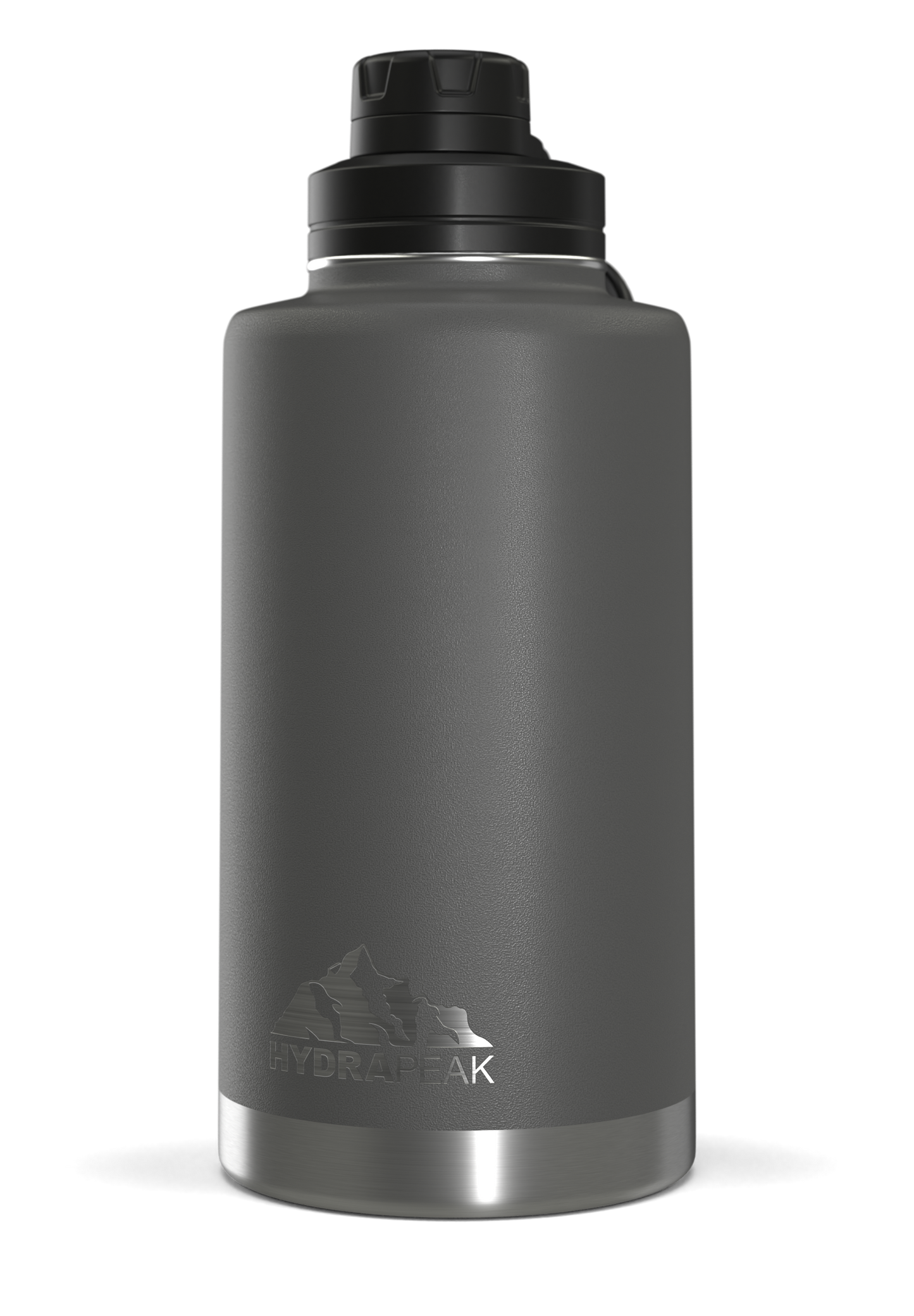50oz Stainless Steel Insulated Large Water Bottle With Chug Lid- Graphite
