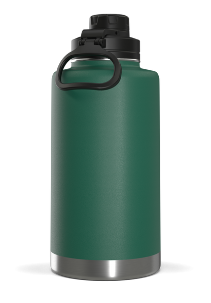 50oz Stainless Steel Insulated Large Water Bottle With Chug Lid- Forest