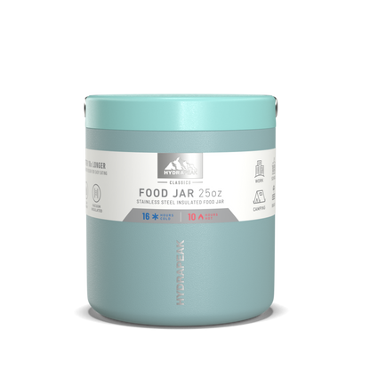 Foodie 25oz Stainless Steel Vacuum Insulated Thermos Food Jar - Aqua