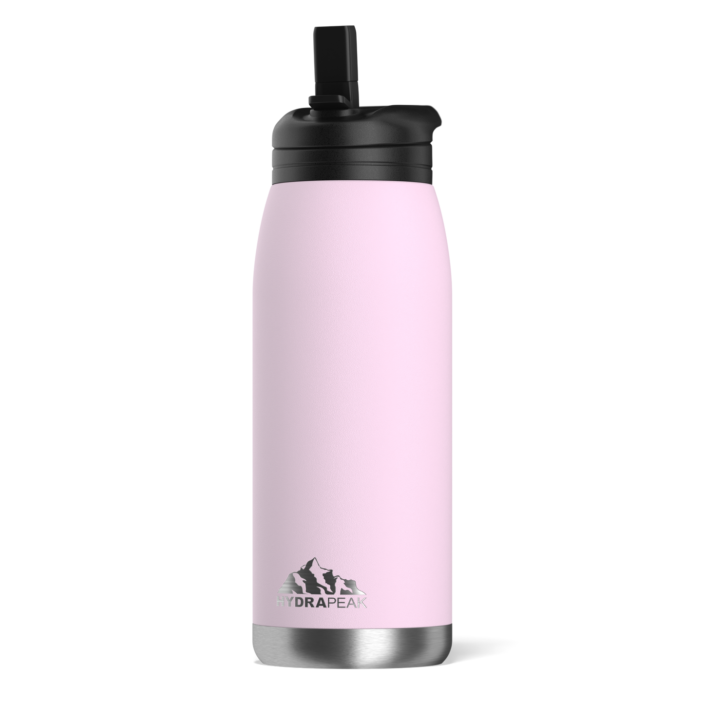 Flow 32oz Stainless Steel Insulated Water Bottle with Straw Lid Bottle- Blush