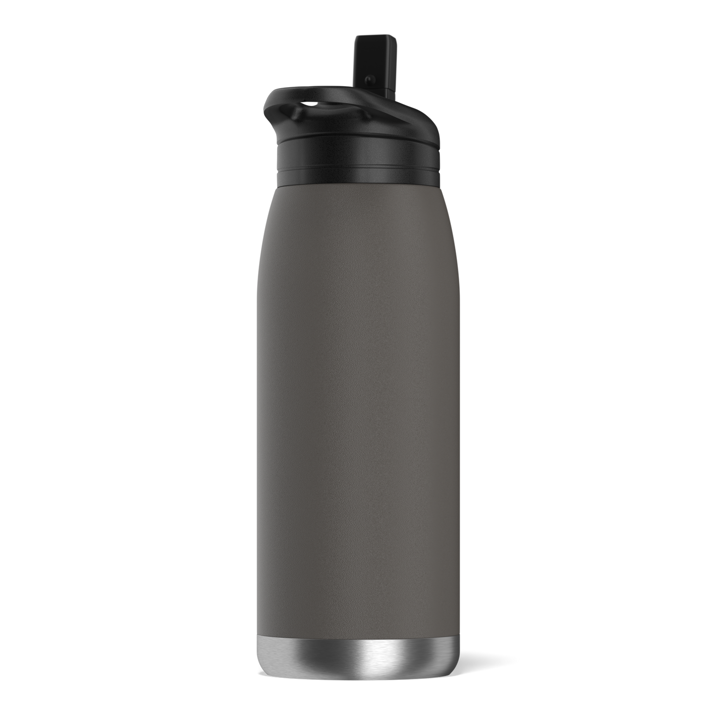 Flow 32oz Stainless Steel Insulated Water Bottle with Straw Lid Bottle- Graphite
