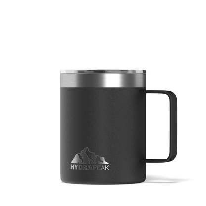 Savor 14oz Stainless Steel Insulated Coffee Mug with Handle Mug - Black