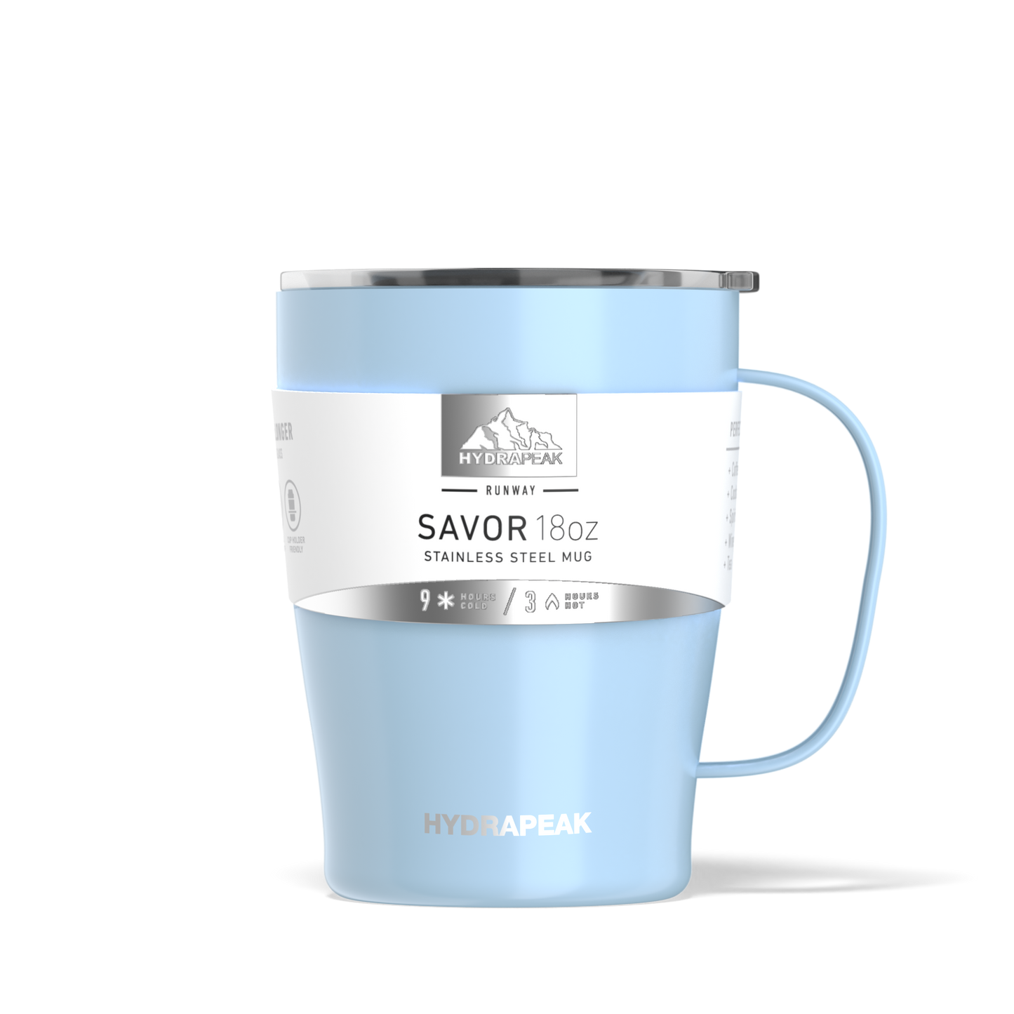 SAVOR 18oz Stainless Steel Insulated Travel Mug- Cloud
