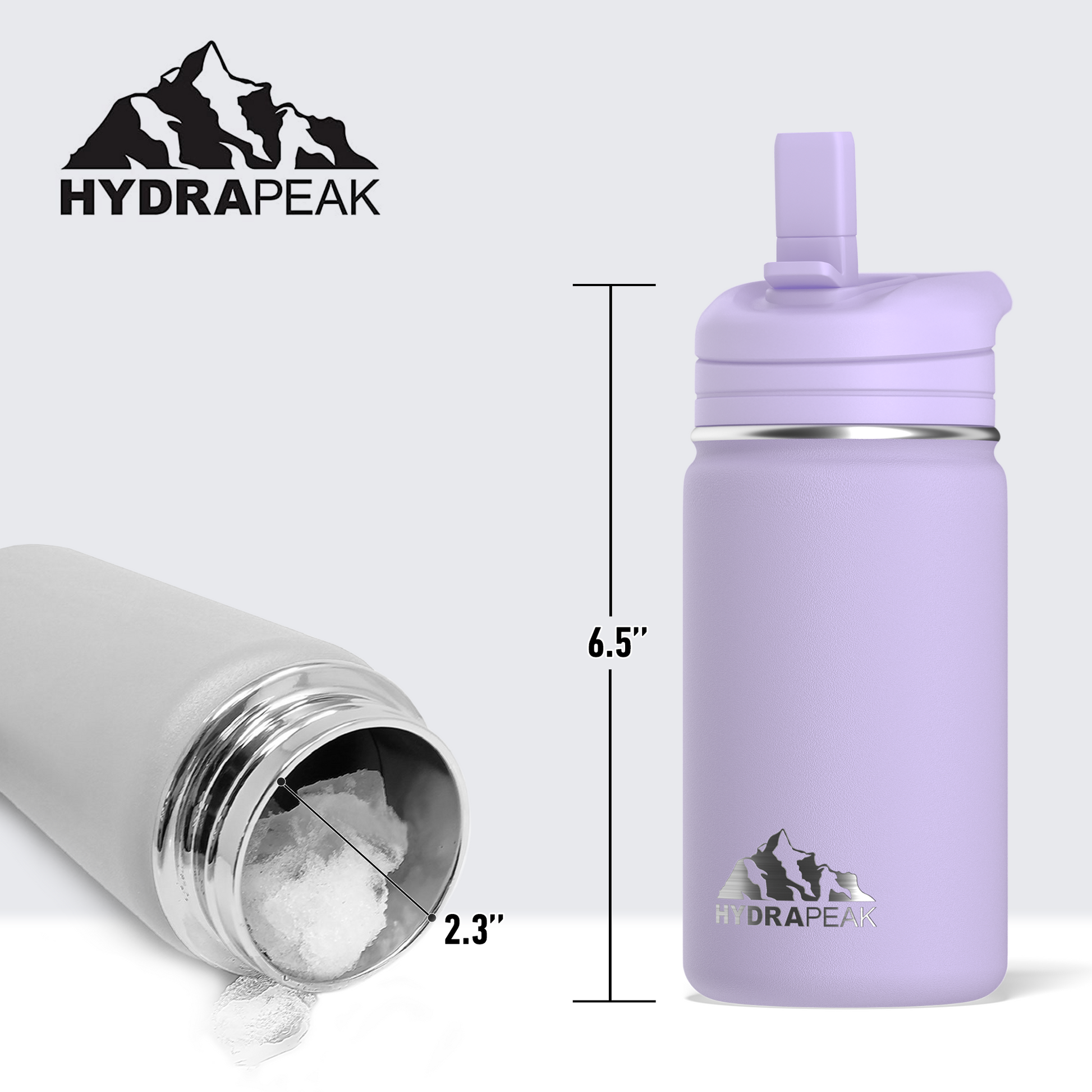 14oz Kids Insulated Stainless Steel Water Bottle - Hydrapeak