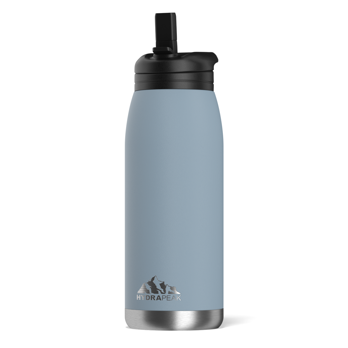 Flow 32oz Stainless Steel Insulated Water Bottle with Straw Lid Bottle- Storm
