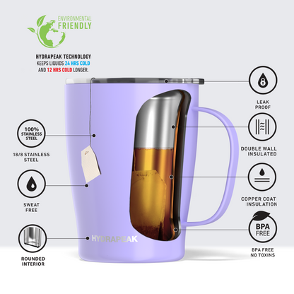 SAVOR 18oz Stainless Steel Insulated Travel Mug - Lilac