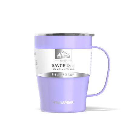SAVOR 18oz Stainless Steel Insulated Travel Mug - Lilac